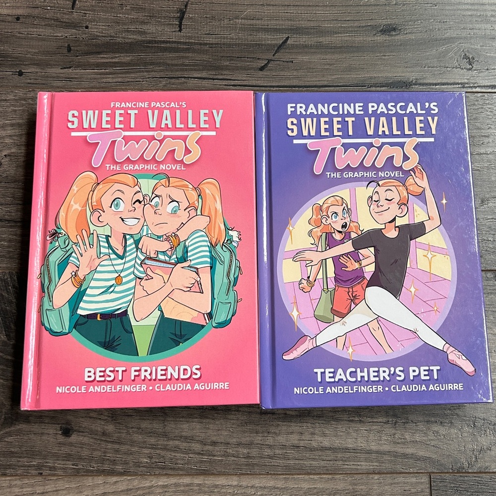 Sweet Valley Twins Hardcover Graphic Novels Books 1 + 2